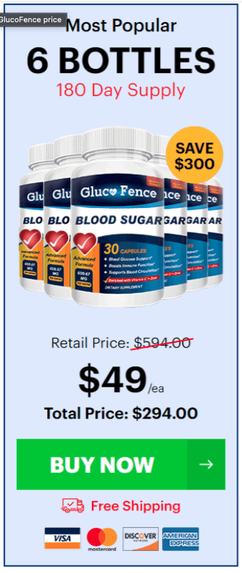 GlucoFence buy pricing